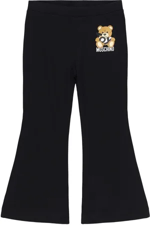 Moschino Flared Cotton Jersey Pants