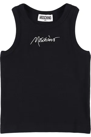 Moschino Logo Cotton Blend Tank Top