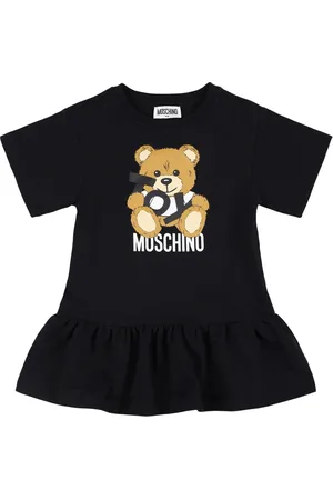 Moschino Printed Cotton Sweat Dress