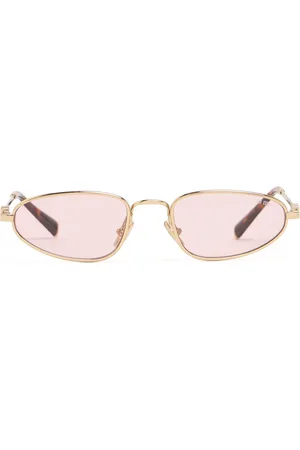 Miu Miu Round Metal Sunglasses