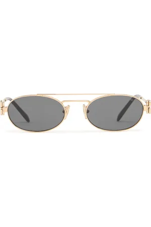 Miu Miu Round Metal Sunglasses