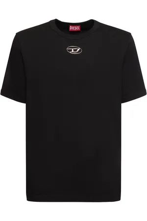 Diesel Oval-d Mold Print Cotton Jersey T-shirt