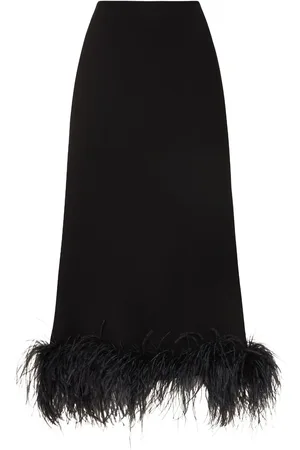 16Arlington Petya Cady Long Skirt W/ Feathers