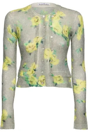Acne Studios Kahoo Mohair Blend Knit Cardigan