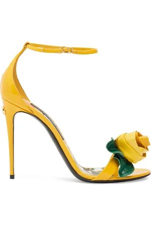 Dolce & Gabbana 105mm Keira Patent Leather Sandals