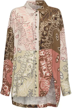 The Attico Bandana Print Muslin Shirt