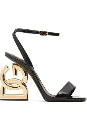 Dolce & Gabbana 105mm Keira Patent Leather Sandals