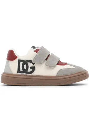 Dolce & Gabbana Logo Print Strap Sneakers