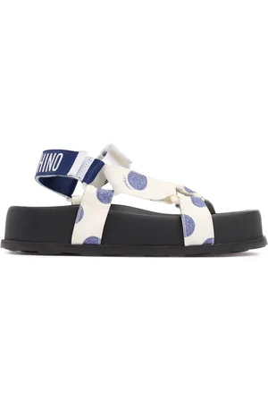 Moschino 40mm Sporty Canvas Sandals