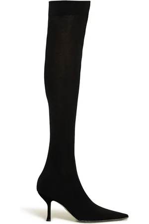 RENE CAOVILLA 80mm Grace Cashmere Over-the-knee Boots