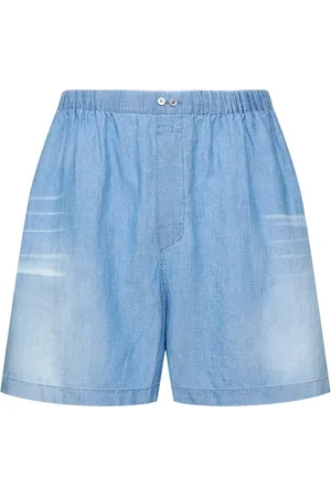Acne Studios Ruxer Chambray Shorts