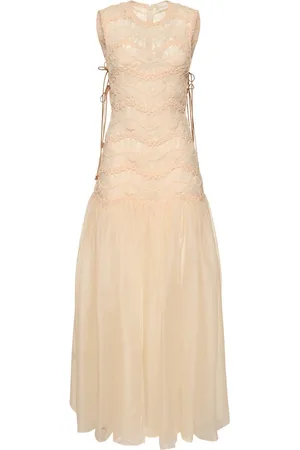 ZIMMERMANN Illuminate Macramé Silk Maxi Dress