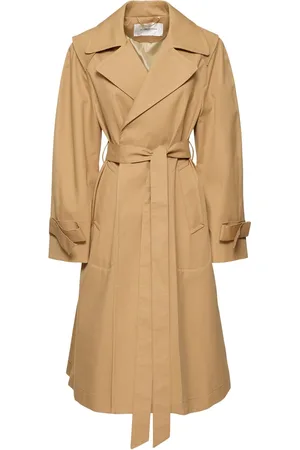Victoria Beckham Cotton Raglan Trench Coat