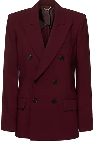 Victoria Beckham Oversized Viscose Blend Men-style Jacket