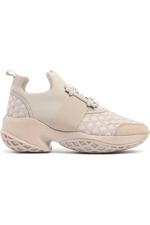 Roger Vivier 75mm Viv Run Mesh & Neoprene Sneakers