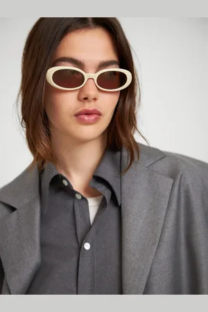 DMY STUDIOS Valentina Oval Acetate Sunglasses
