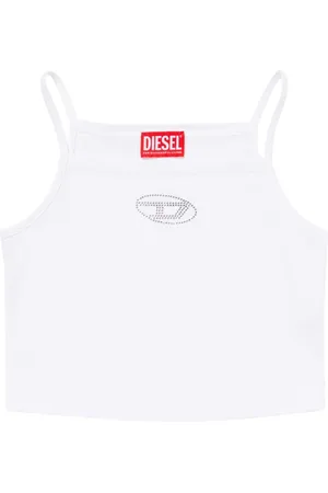 Diesel Cotton Jersey Tank Top W/ Logo