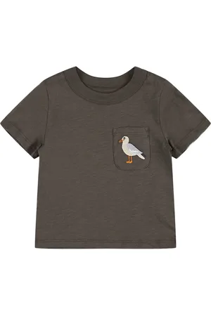 Mini Rodini Embroidered Cotton Jersey T-shirt