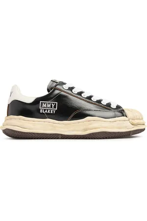 MIHARA YASUHIRO Blakey Wrinkled Leather Low Top Sneakers