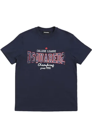 Dsquared2 Printed Cotton Jersey T-shirt