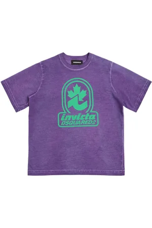 Dsquared2 Cotton Jersey Short Sleeve T-shirt