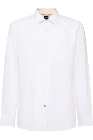 HUGO BOSS Kent Linen & Cotton Shirt