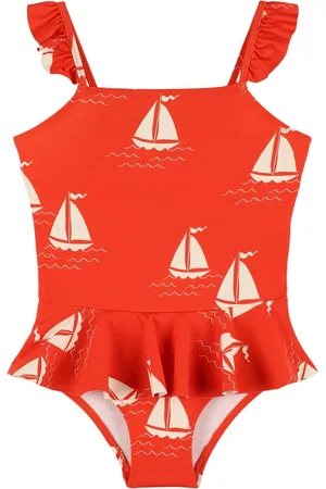 Mini Rodini Recycled Nylon Blend One Piece Swimsuit