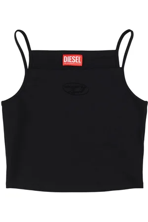 Diesel Cotton Jersey Tank Top W/ Logo
