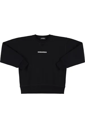 Dsquared2 Printed Cotton Crewneck Sweatshirt