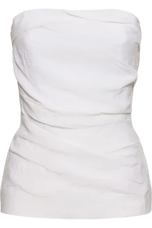 TOVE Izel Linen Bandeau Top