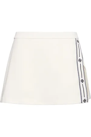 Tory Burch Twill Knit Tennis Mini Skirt