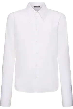 ANN DEMEULEMEESTER Joren Fitted Cotton Poplin Shirt