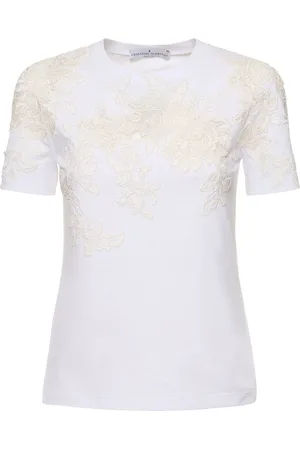 ERMANNO SCERVINO Embroidered Jersey T-shirt