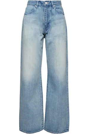 Auralee Faded Light Selvedge Denim Jeans