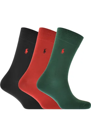 Ralph Lauren 3 Pack Ribbed Crew Socks