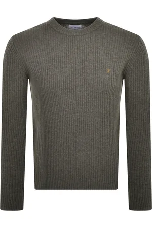 Farah Farah Halton Ribbed Wool Jumper