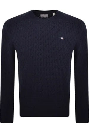 GANT Classic Textured Cotton Knit Jumper