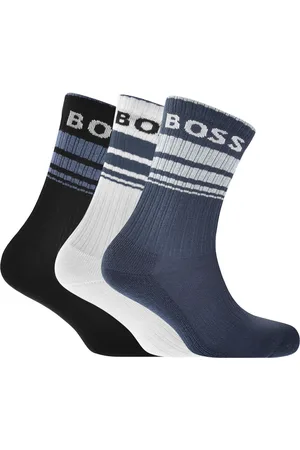 HUGO BOSS BOSS 3 Pack Stripe Logo Socks