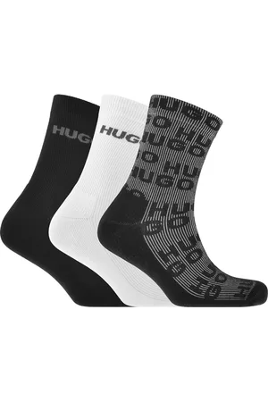 HUGO BOSS 3 Pack Ribbed Socks