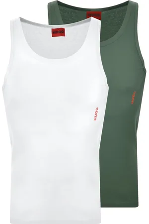 HUGO BOSS 2 Pack Cotton Stretch Vests