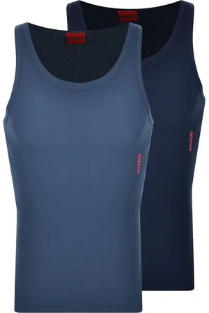 HUGO BOSS 2 Pack Cotton Stretch Vests
