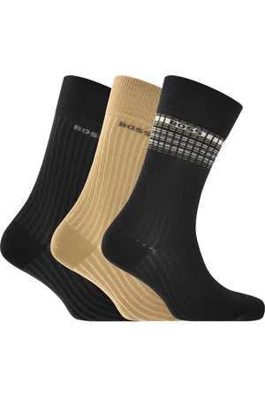 HUGO BOSS BOSS 3 Pack Ribbed Socks