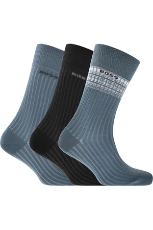 HUGO BOSS BOSS 3 Pack Ribbed Socks