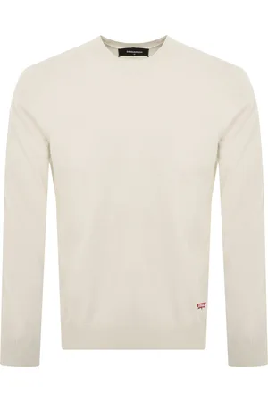 Dsquared2 Crew Neck Knit Jumper Off