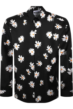 Moschino All Over Daisy Print Silk Shirt