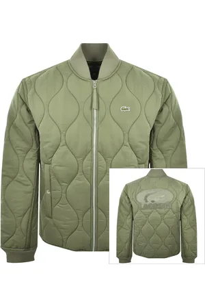 Lacoste Back Logo Jacket Green