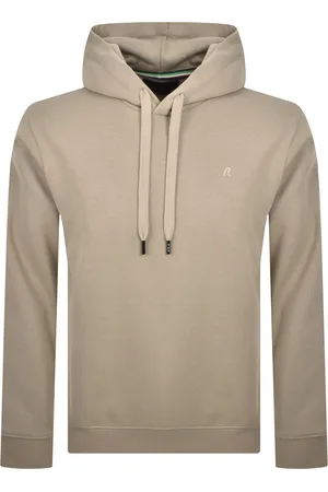 Replay Fleece Hoodie Stone
