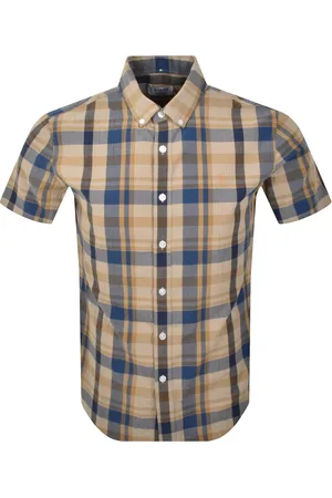 Farah Farah Wylan Check Shirt Hazelnut