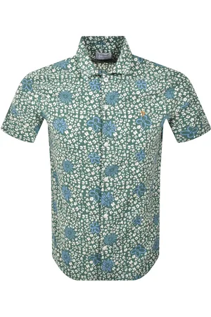 Farah Farah Landon Print Revere Shirt