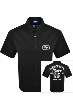 Hugo Blue Ebronn Short Sleeve Shirt